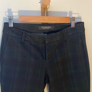 Liverpool ankle length trouser front straight leg pants